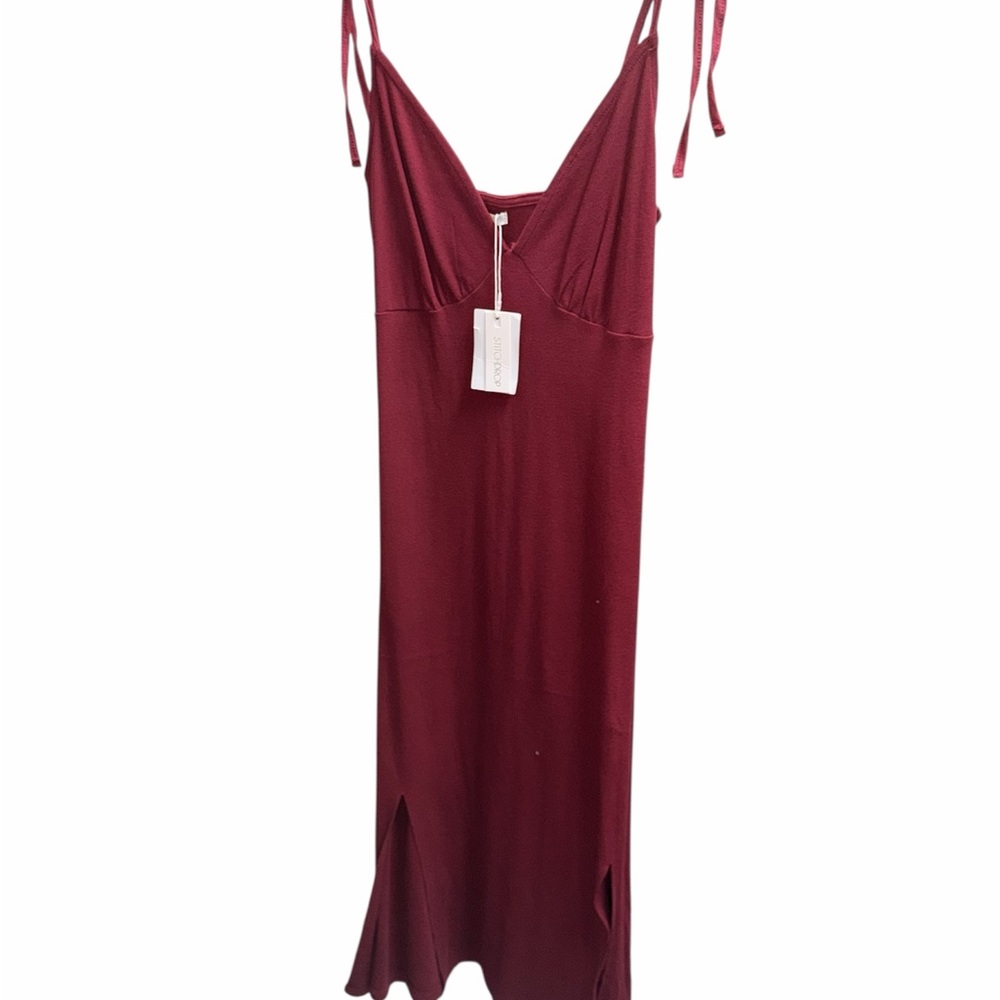 Nordstrom rack xs Elegant Burgundy Slip Dress